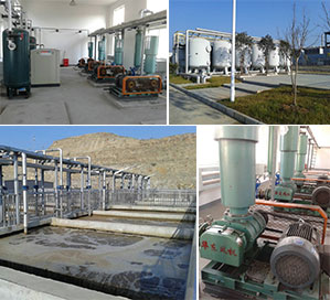 曝气风机客户使用现场